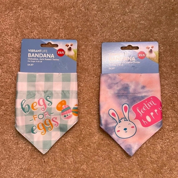 Pet bandana set‎ of 2 - Picture 1 of 2